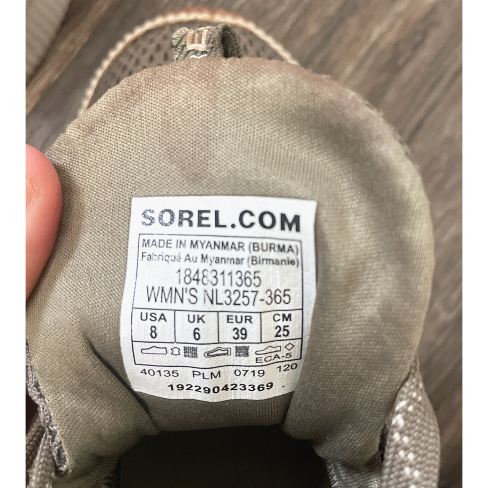 SOREL Women's Out N About Plus Sneaker Size 8 Waterproof Suede Hiking Outdoor - Picture 9 of 15